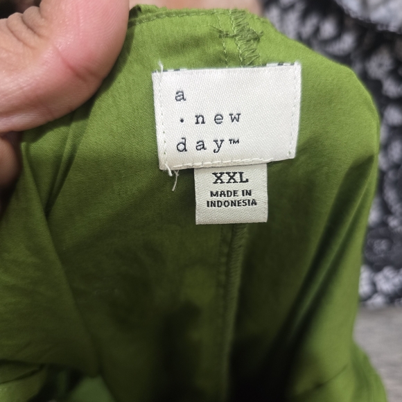 a new day Olive Ruffle Mini Dress - Picture 6 of 6